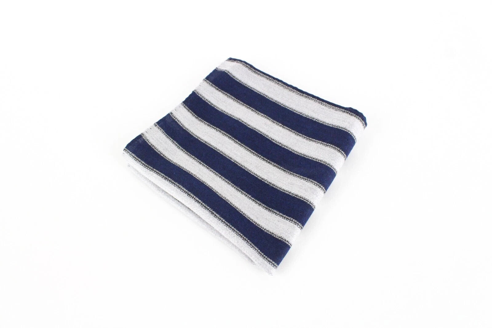 SUITSUPPLY mėlynai pilkos vilnos ir šilko 33x33 cm lengvos vyriškos kišeninės nosinaitės 