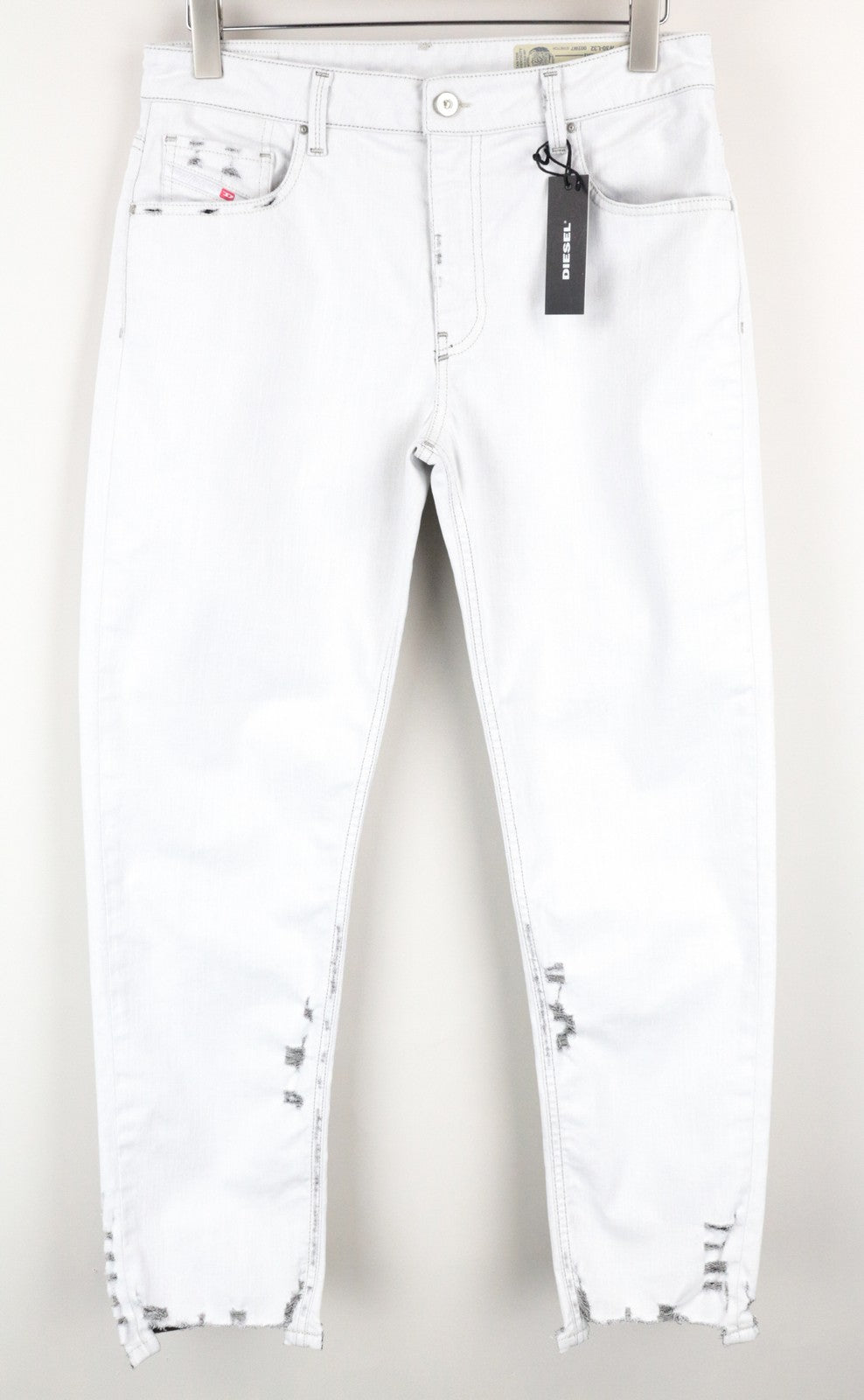 DIESEL Neekhol 003W7 Women's Jeans W31 L32 Denim Straight Fit Light Blue Stretch