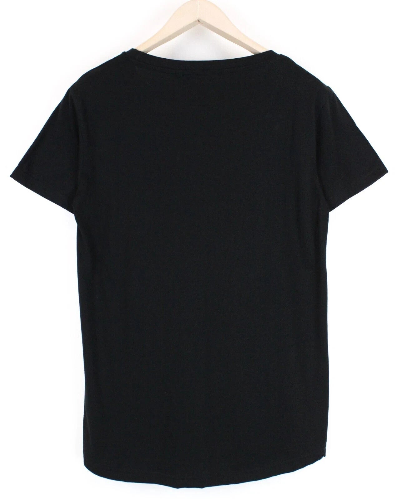 GOOD GENES L juodi medvilniniai vyriški marškinėliai apvalia kaklo iškirpte ir trumpomis rankovėmis 