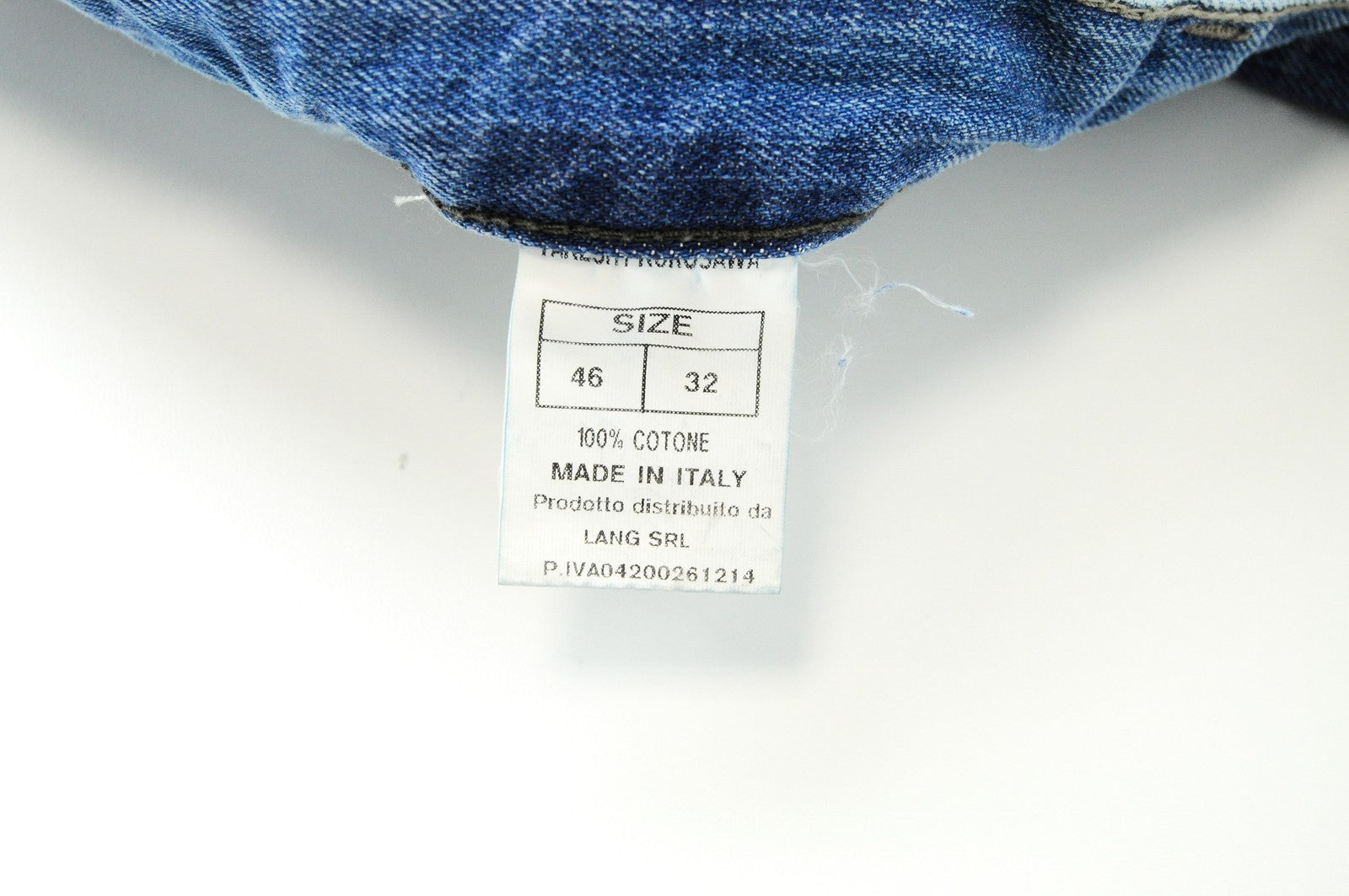 TAKESHY KUROSAWA W32 Light Blue Washed Jeans Distressed Mens Cotton Slim