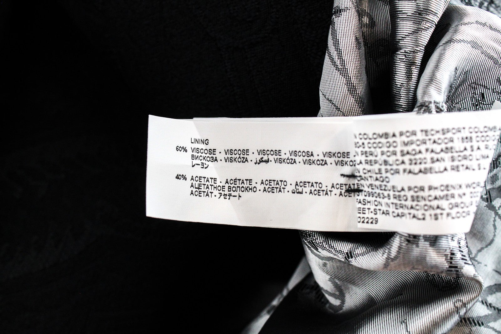 DESIGUAL Innocense Women's Black Wool Coat EU38 Double-Breasted Jacquard