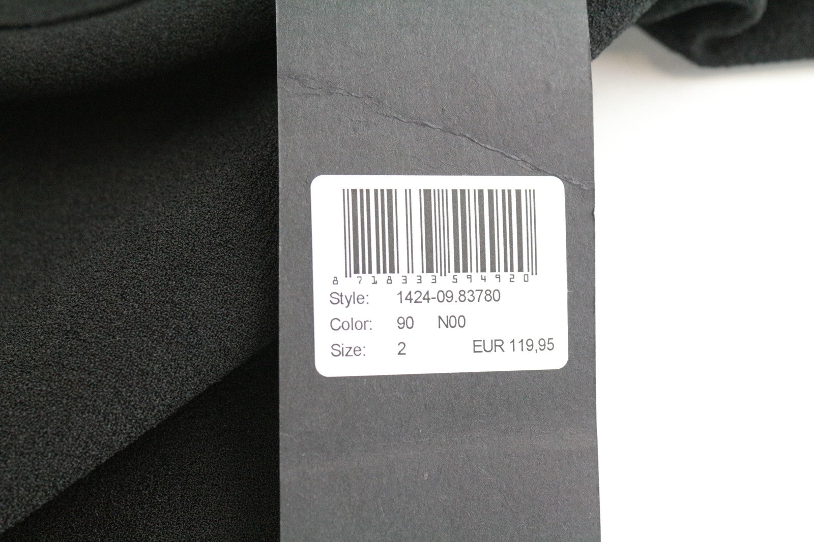 MAISON SCOTCH moteriškos kelnės M juodos, užtraukiamos, tamprios, laisvalaikio stiliaus, su užtrauktuku ir kišenėmis 