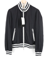 RICHMOND Men's Jacket 46 Black Zip Lined Single-Breasted Long Sleeve Smart