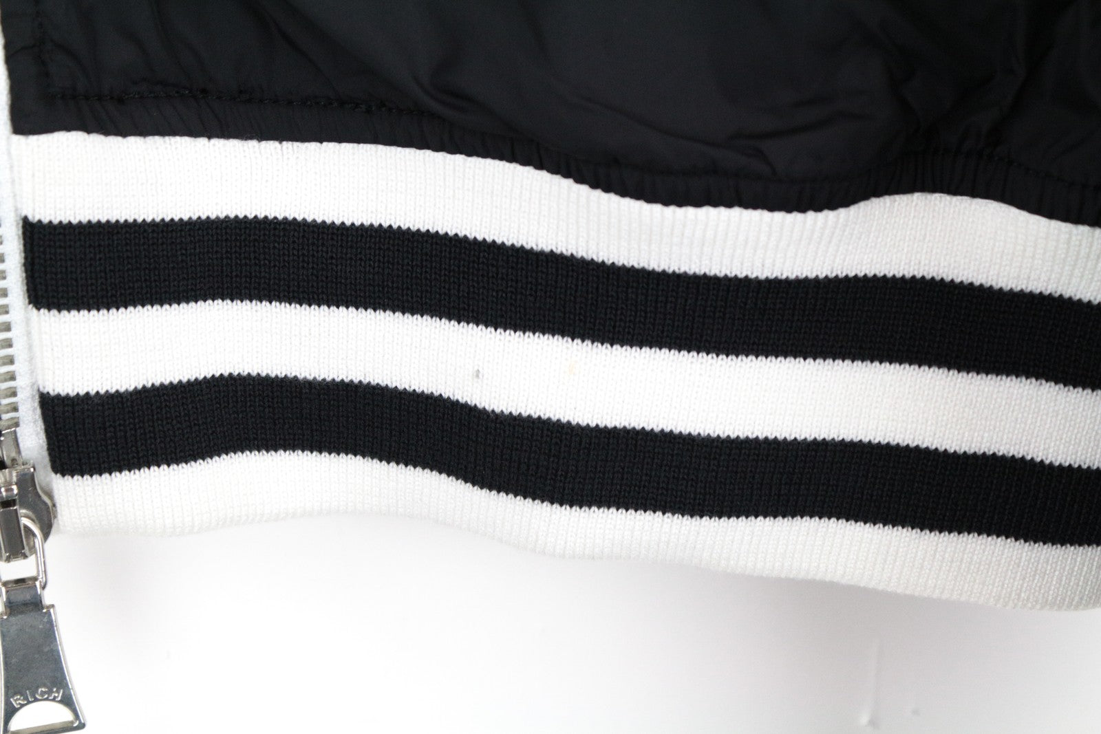 RICHMOND Men's Jacket 46 Black Zip Lined Single-Breasted Long Sleeve Smart