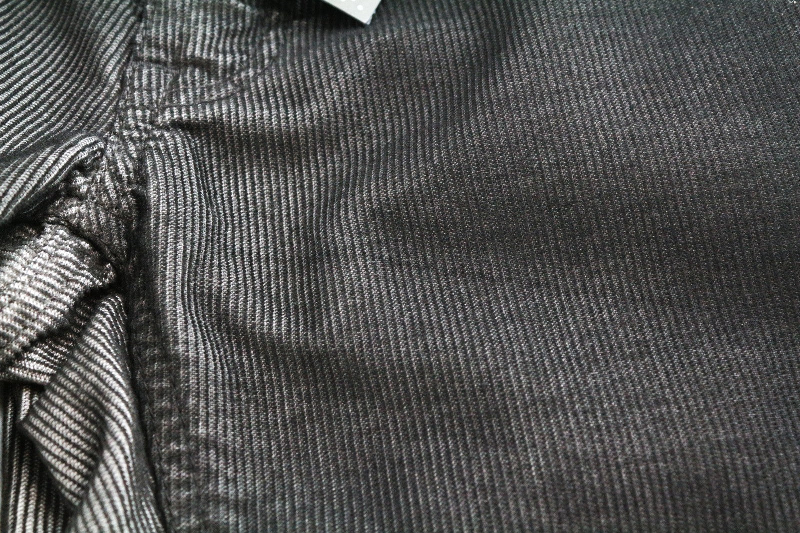 RICHMOND Men's Trousers 48 Grey Corduroy Cotton Slim Fit Casual Stretch Style