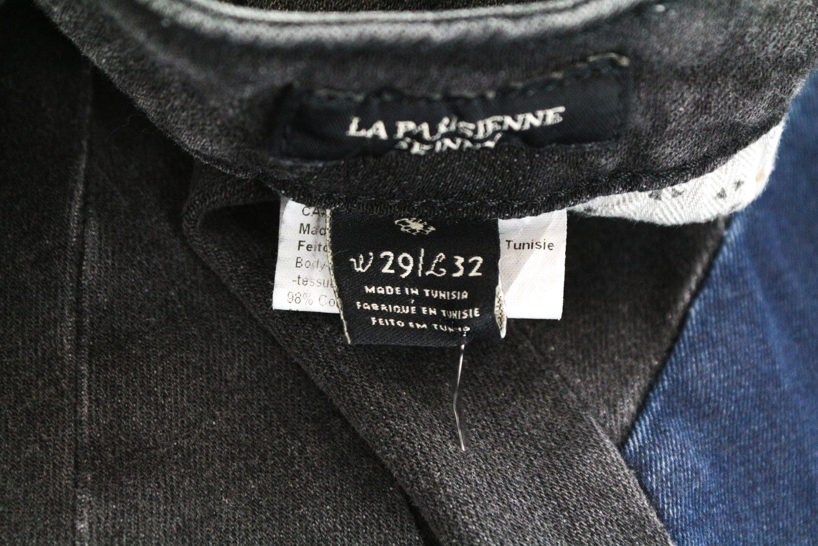 „MAISON SCOTCH La Parisienne“ moteriški W29 L32 pilki medvilniniai „Skinny Fit“ tamprūs džinsai