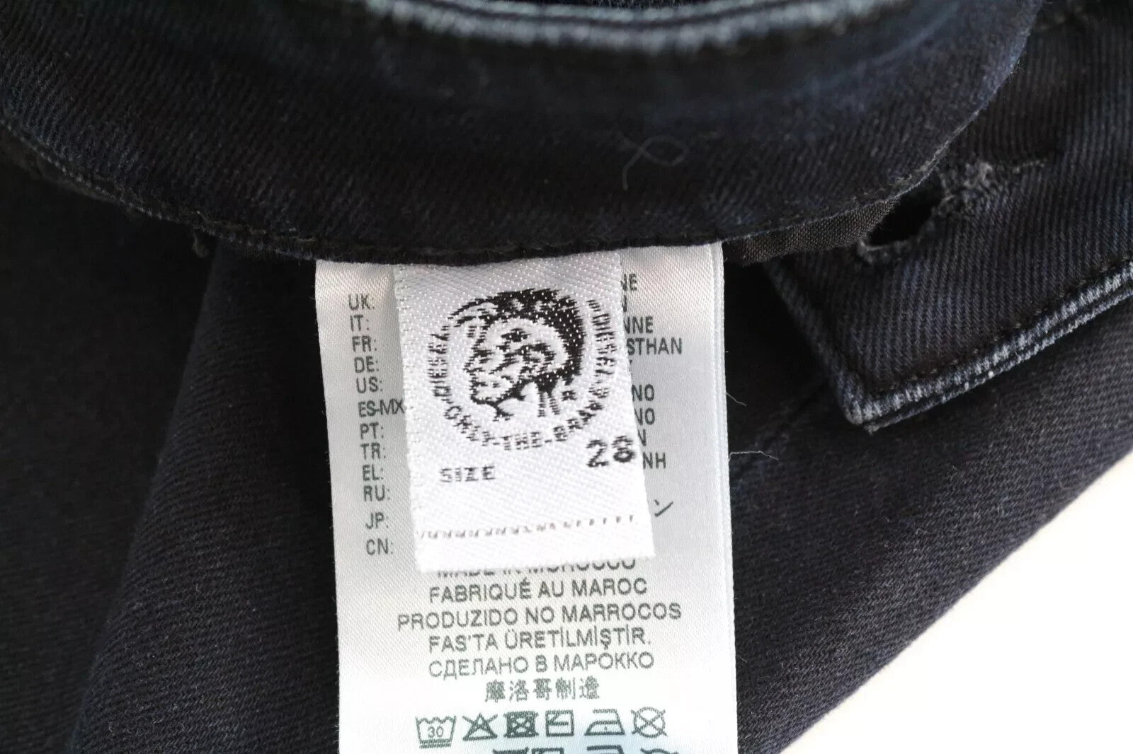 DIESEL D-Eiselle 069GL moteriški W28 L30 tiesūs mėlyni tamprūs medvilniniai džinsai tamprūs 