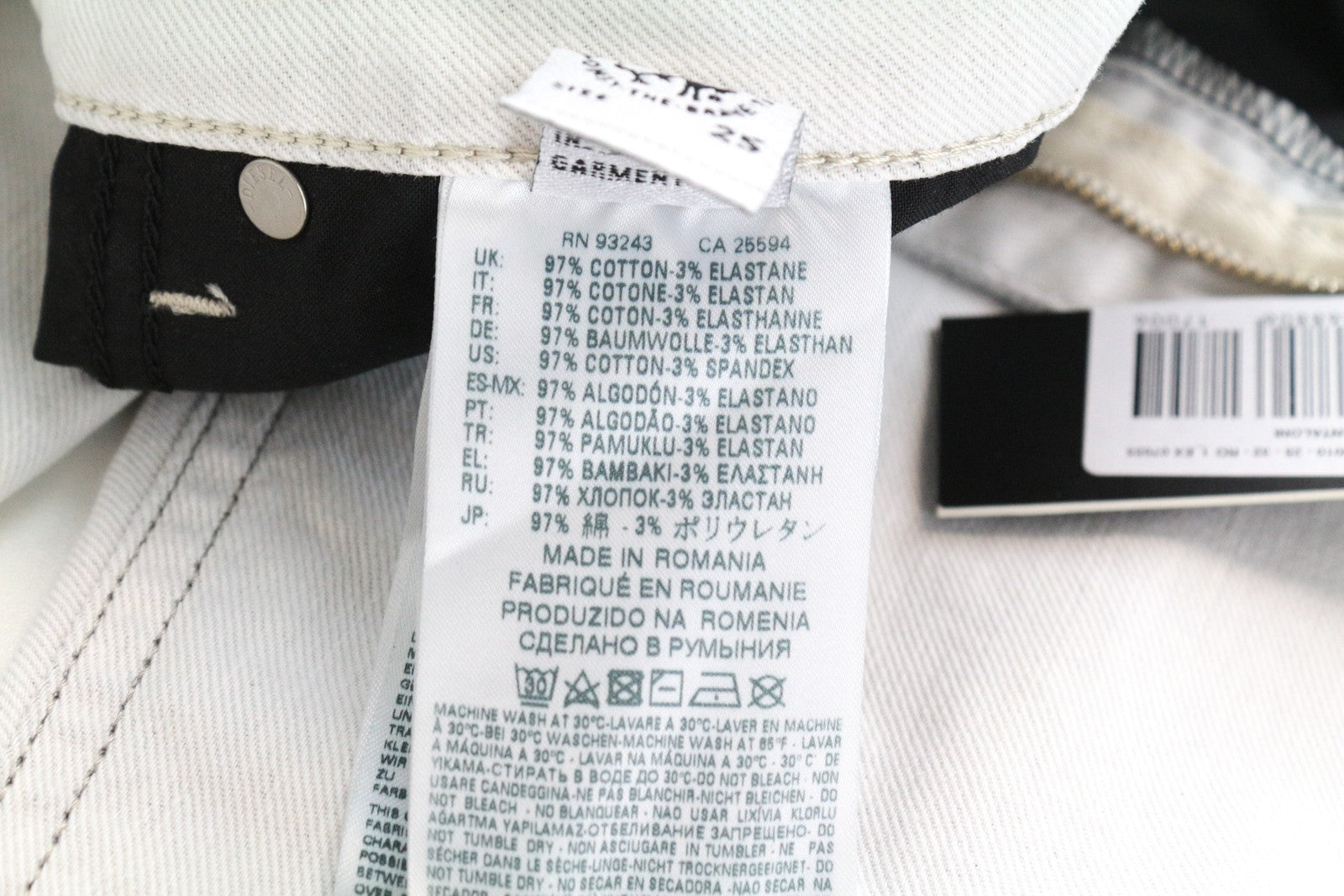 DIESEL Neekhol 003W7 moteriški W25 L32 mėlyni, tiesūs, tamprūs medvilniniai džinsai 