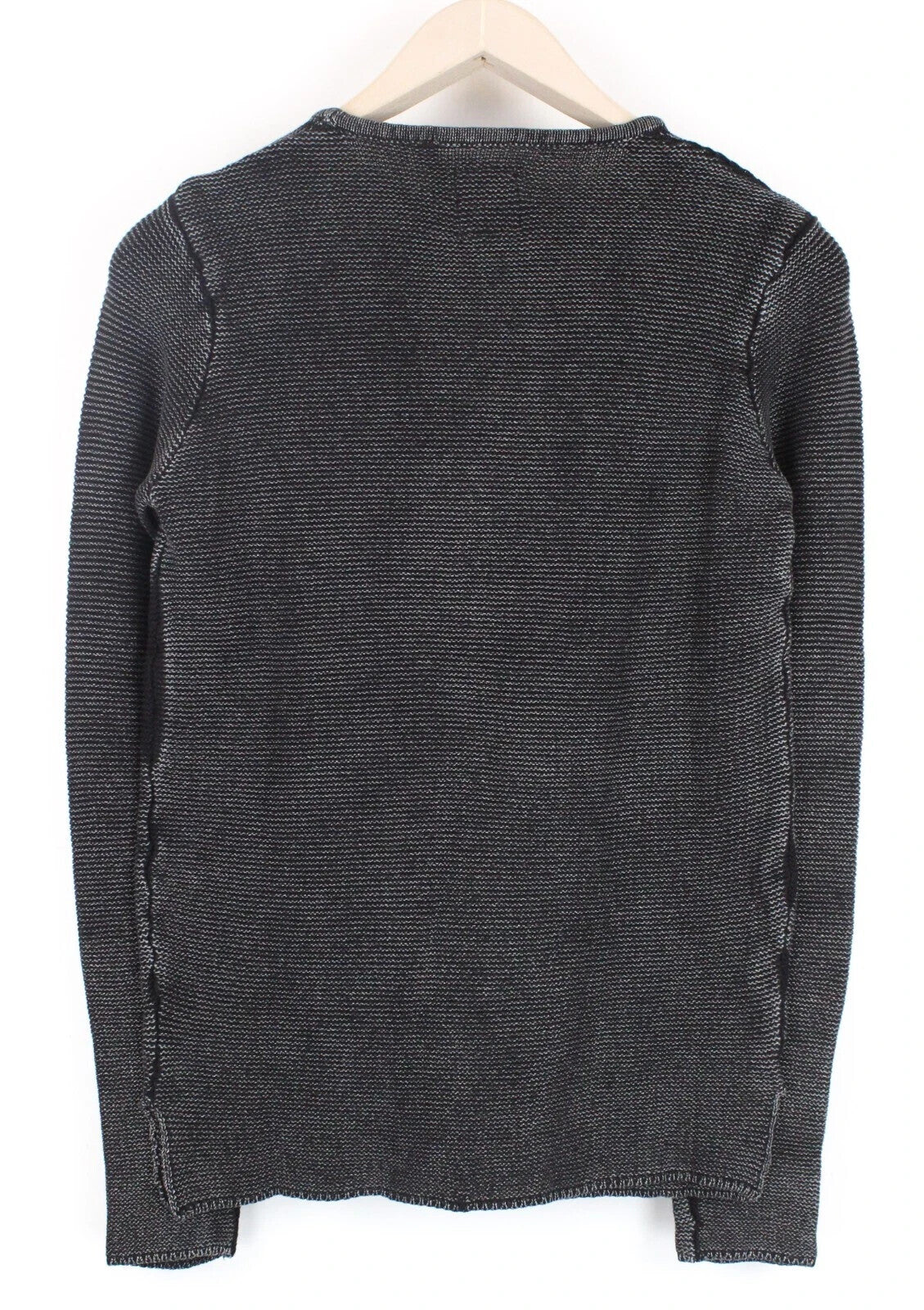 GOOD GENES moteriškas džemperis S Slim melange apvalios kaklo iškirptės megzto stiliaus viršus 