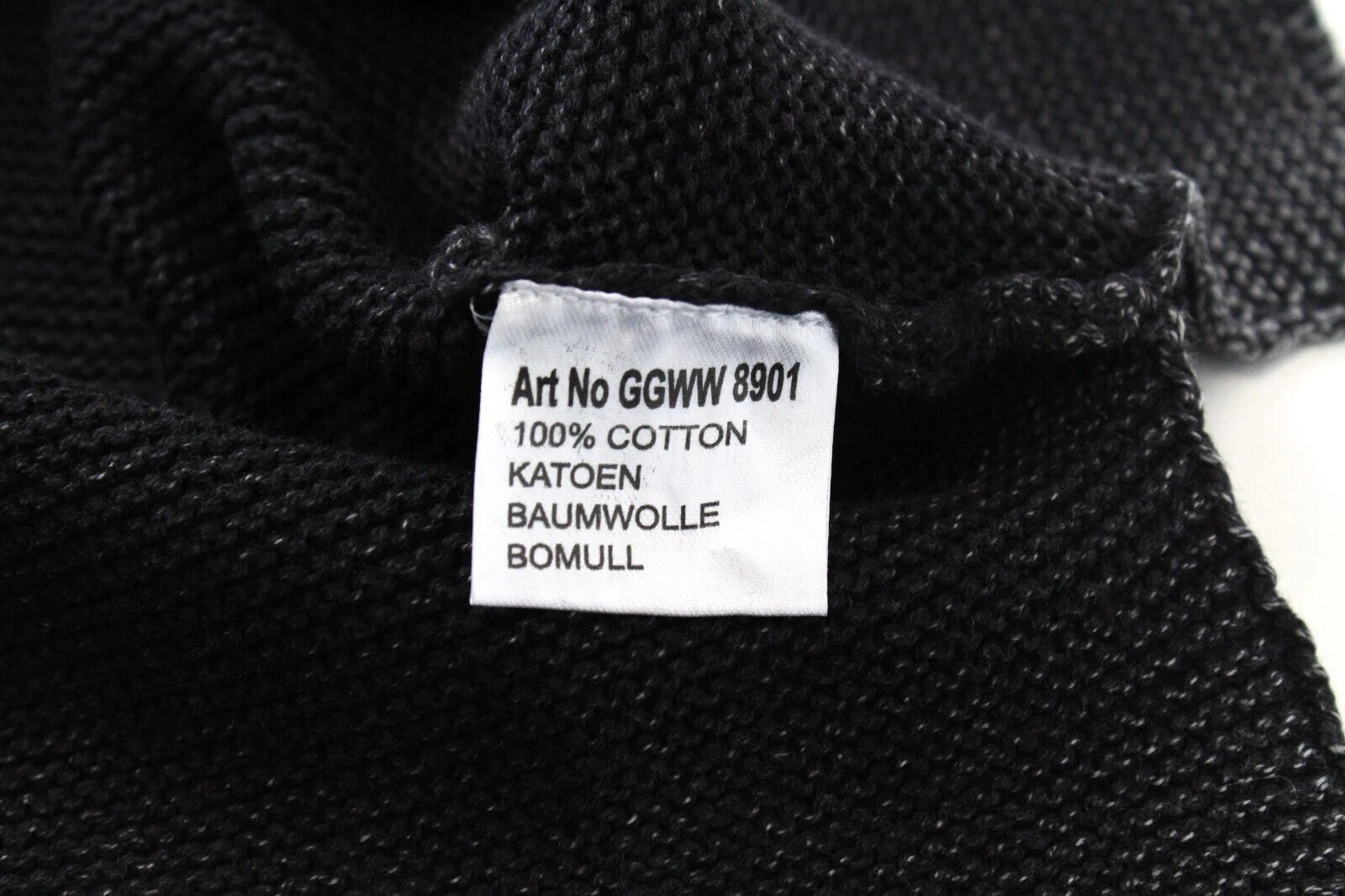 GOOD GENES moteriškas džemperis S Slim melange apvalios kaklo iškirptės megzto stiliaus viršus 