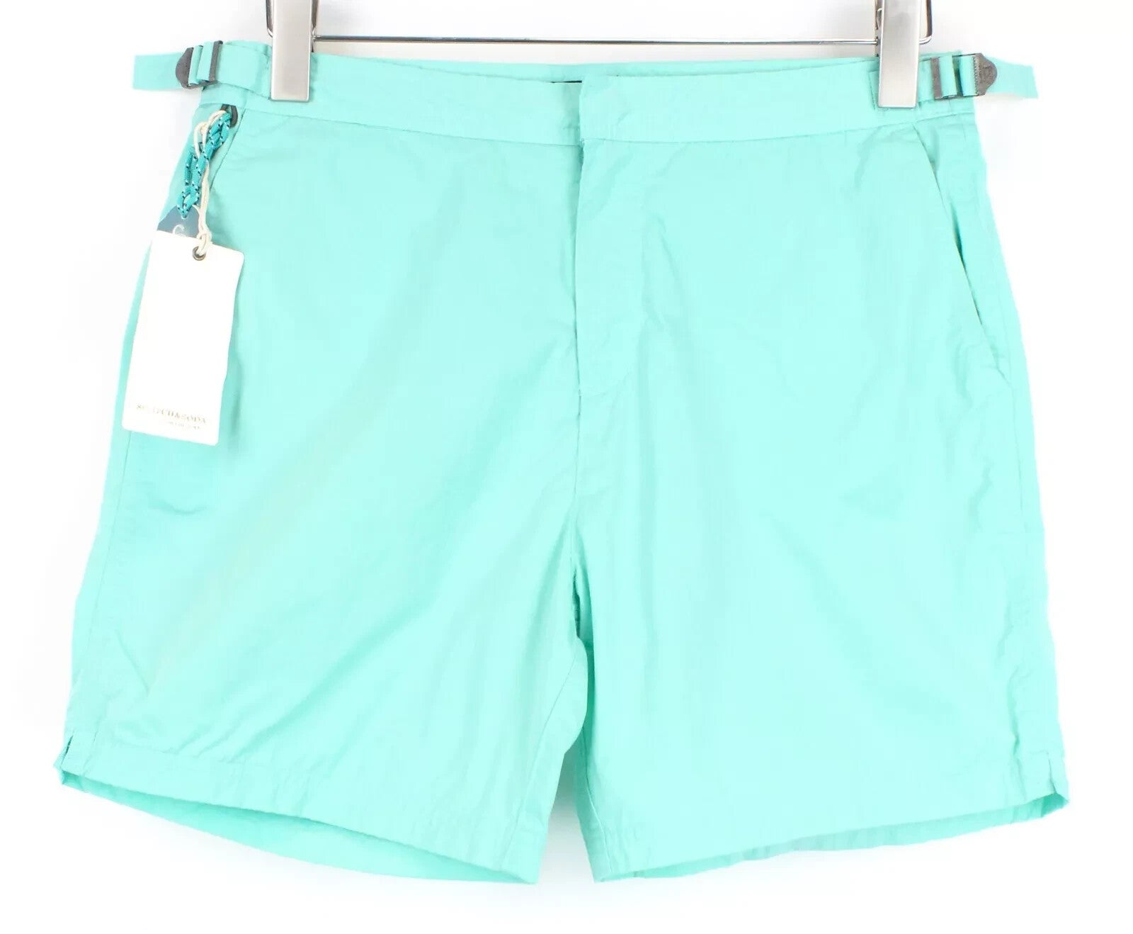 SCOTCH & SODA Aloha London S Trunks Ocean Blue Nylon Swimwear Mens Side Adjust