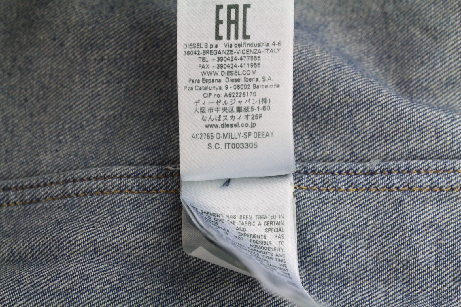 DIESEL D-Milly-Sp vyriški marškinėliai L dydžio, su spaudėmis ir išskleidžiama apykakle, mėlyni. RRP 195 €