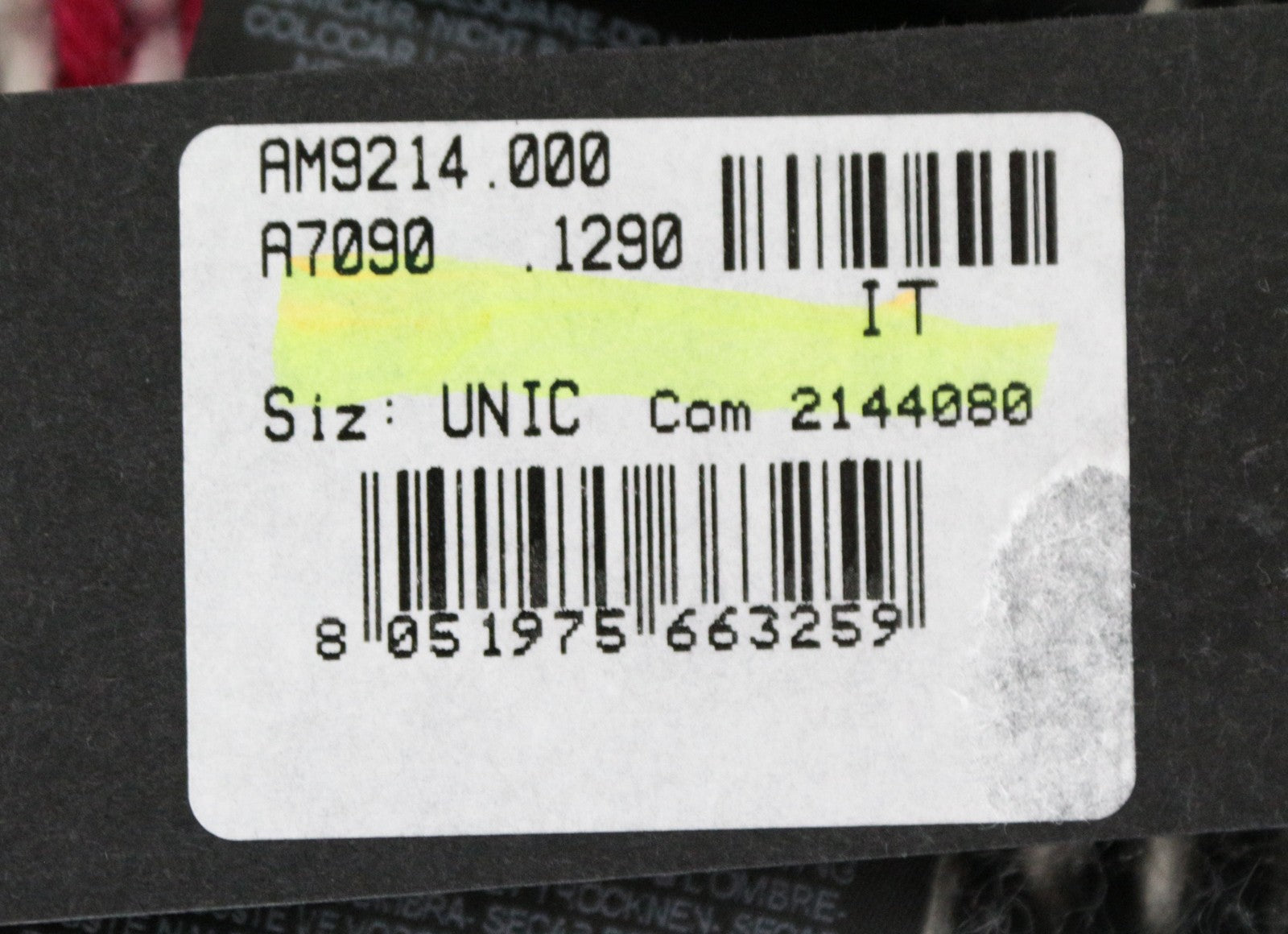 REPLAY moteriškas juodas raštuotas megztas šalikas su OS logotipu, unisex rudens/žiemos apranga 