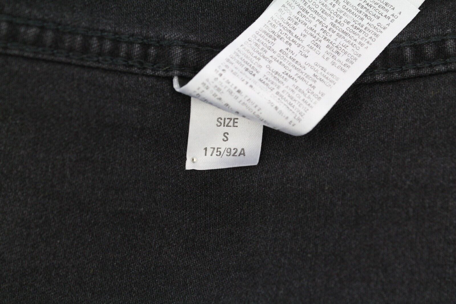 DIESEL „New-Sonora“ vyriški marškinėliai S, RRP 120 €, vesterno stiliaus, skalbti juodi, su sagomis ir kišenėmis.