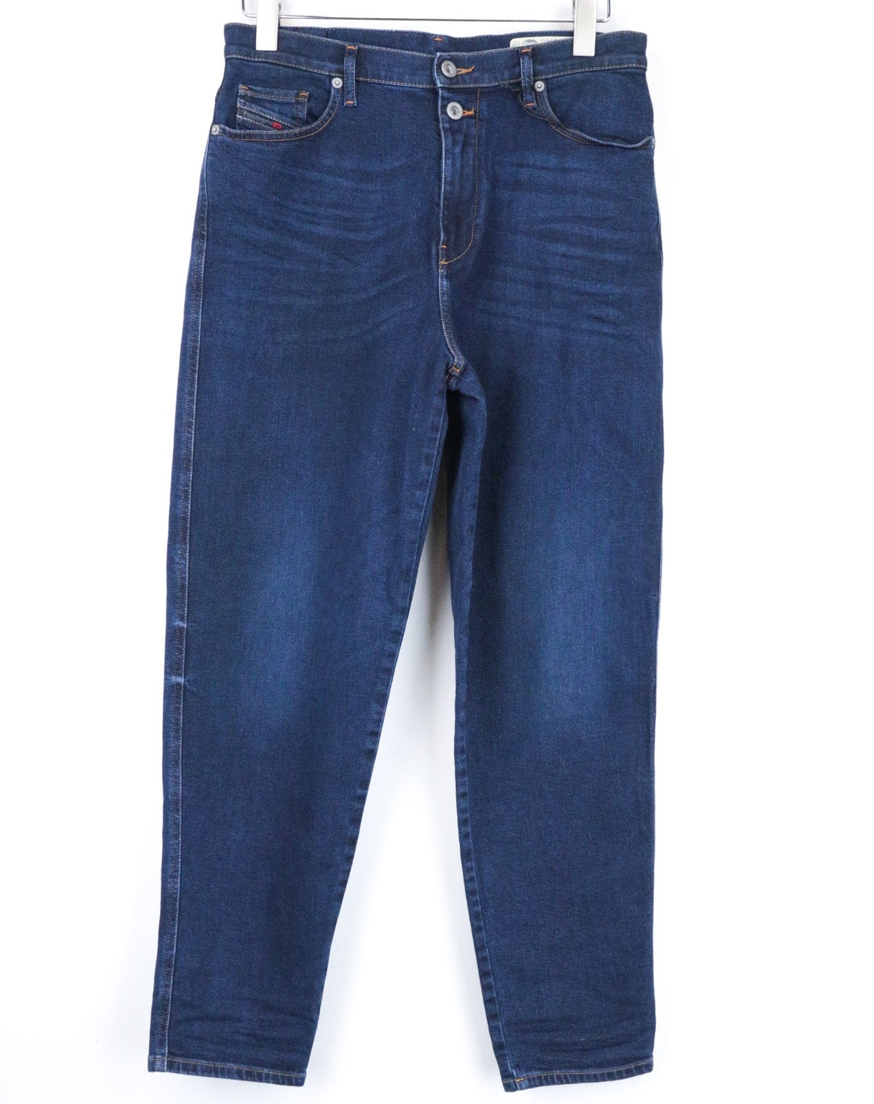 DIESEL Alys 084ZC moteriški W31 L32 tamprūs džinsinio mėlynumo, tiesaus kirpimo, skalbti batai 