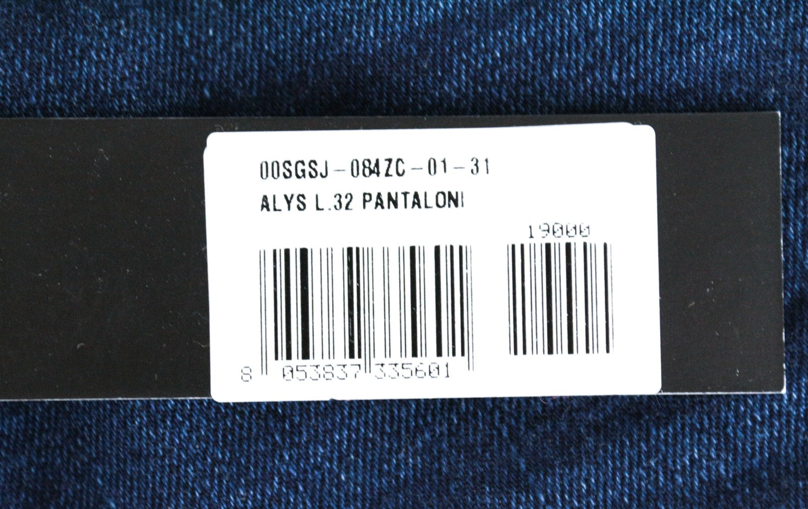 DIESEL Alys 084ZC moteriški W31 L32 tamprūs džinsinio mėlynumo, tiesaus kirpimo, skalbti batai 