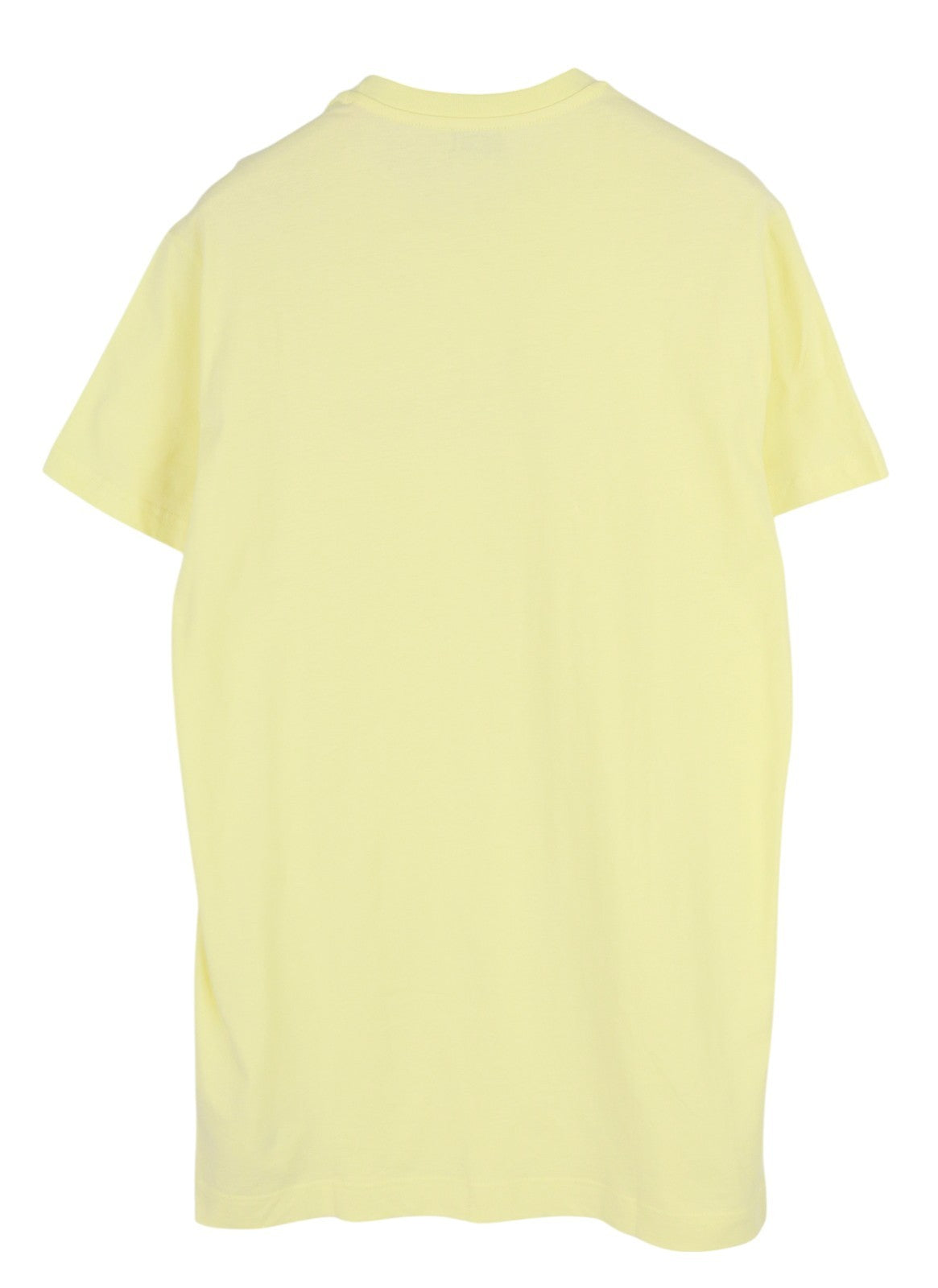 DIESEL D-Egor-New-Ita moteriška suknelė L geltona trumpomis rankovėmis trikotažo laisvalaikio logotipu