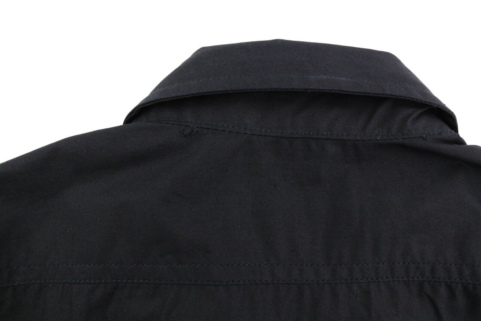 DIESEL S-Olsen vyriški marškinėliai M, juodi, paslėptomis sagomis, kišenėmis, išplatinta apykakle. 