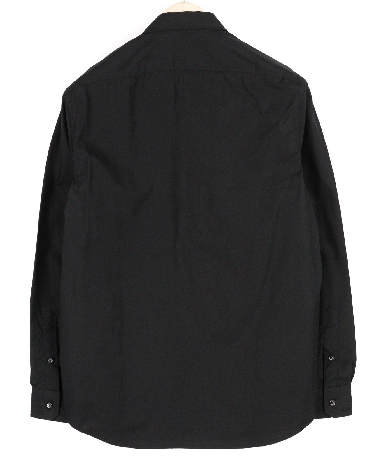 DIESEL S-Olsen vyriški marškinėliai, juodi, L dydžio, su paslėptomis sagomis, kišenėmis ir išplatinta kaklo dalimi.