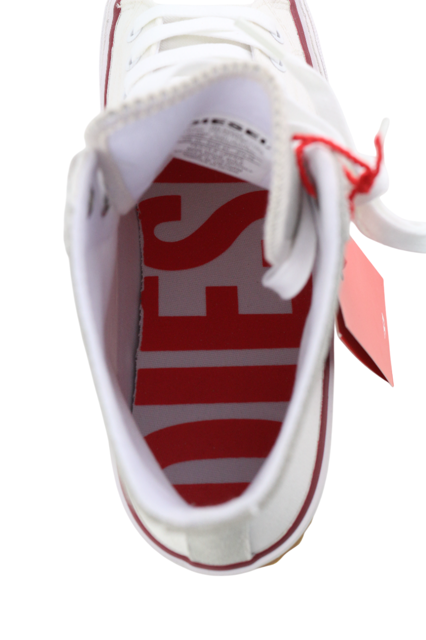 DIESEL S-Principia Mid vyriški sportbačiai, balti, aukštakulniai, EU44, RRP 185 € 