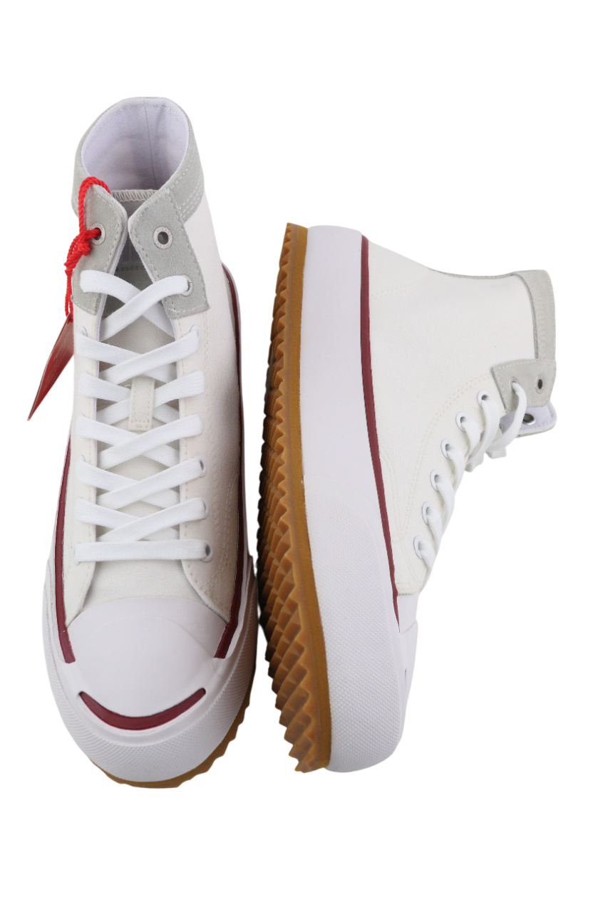 DIESEL S-Principia Mid vyriški sportbačiai, EU42, balti, suvarstomi, RRP 185 € 