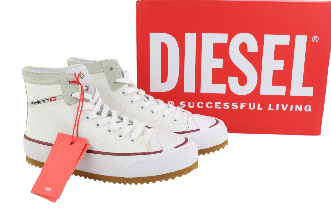DIESEL S-Principia Mid vyriški sportbačiai, EU41, aukštakulniai su raišteliais, RRP 185 €