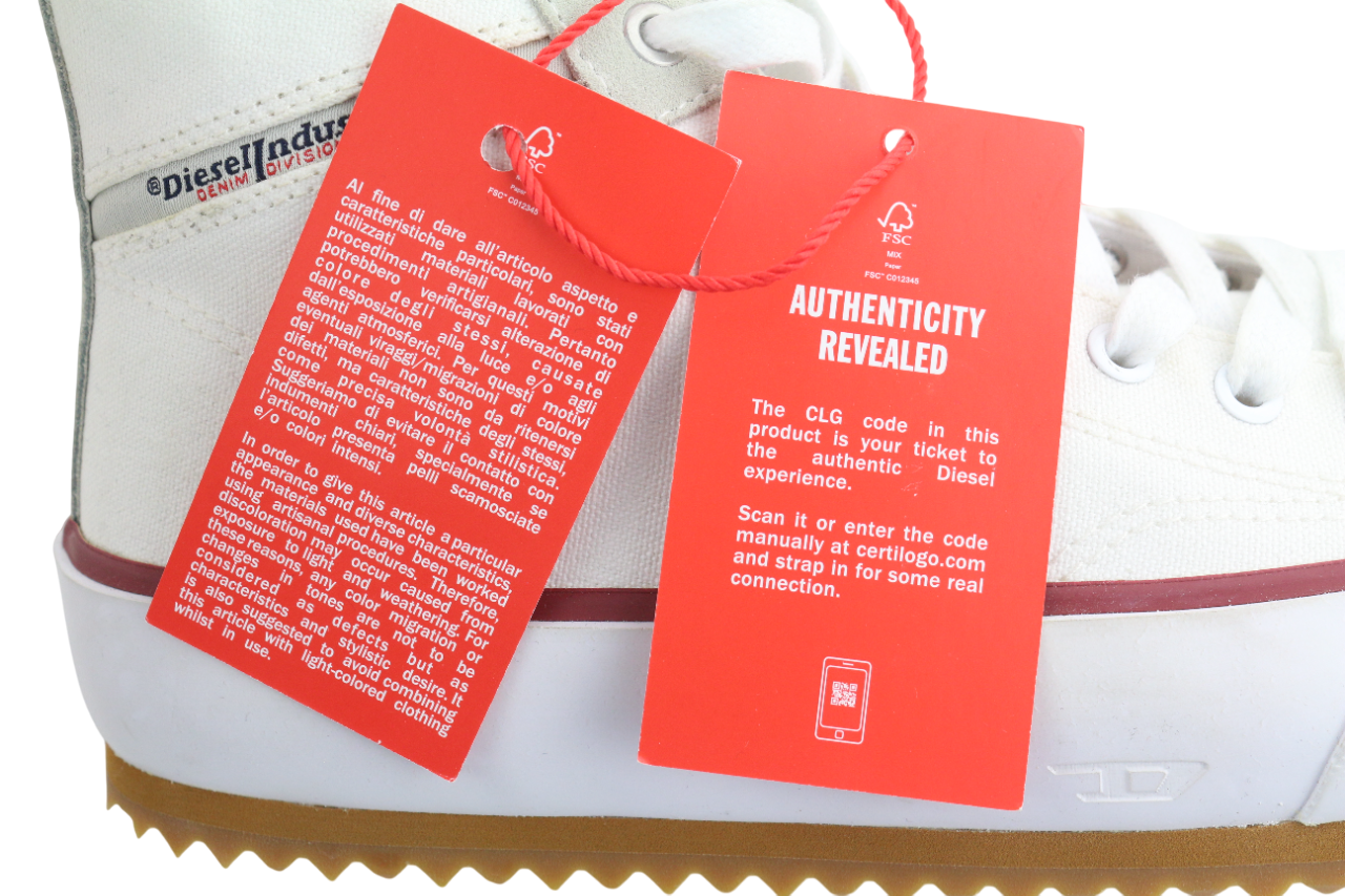 DIESEL S-Principia Mid vyriški sportbačiai, EU41, aukštakulniai su raišteliais, RRP 185 €