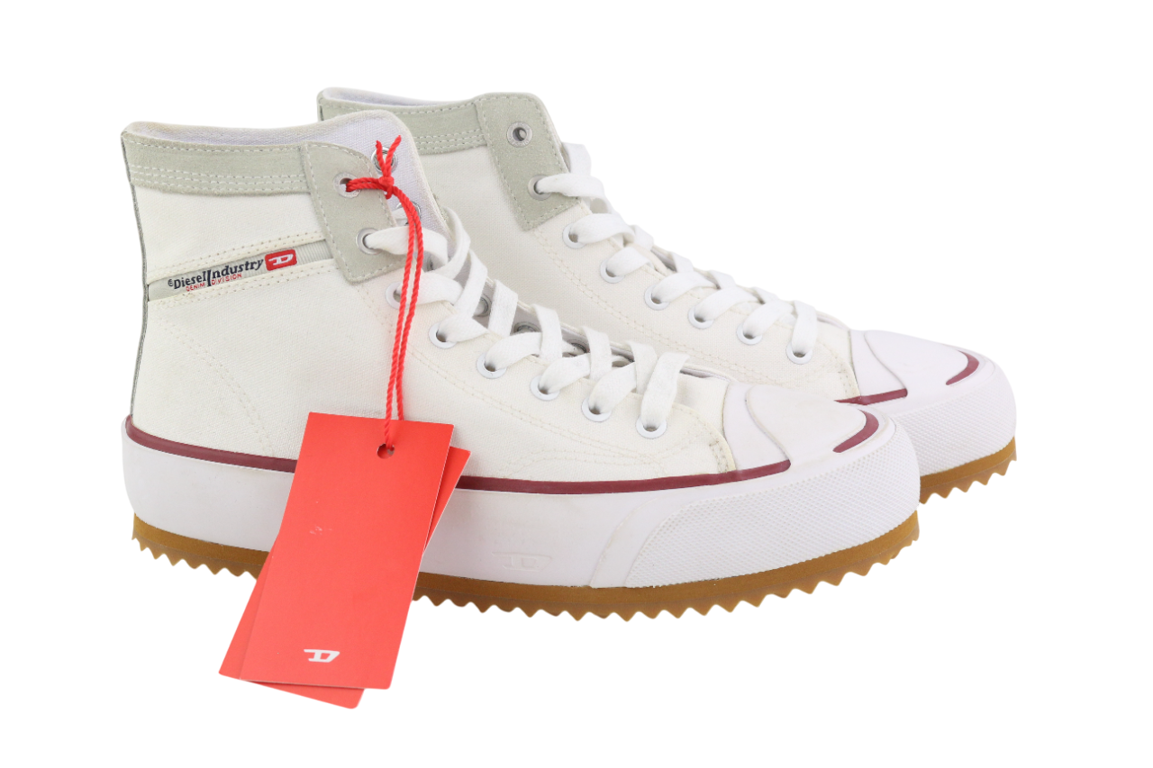 DIESEL S-Principia Mid vyriški sportbačiai, EU41, aukštakulniai su raišteliais, RRP 185 €