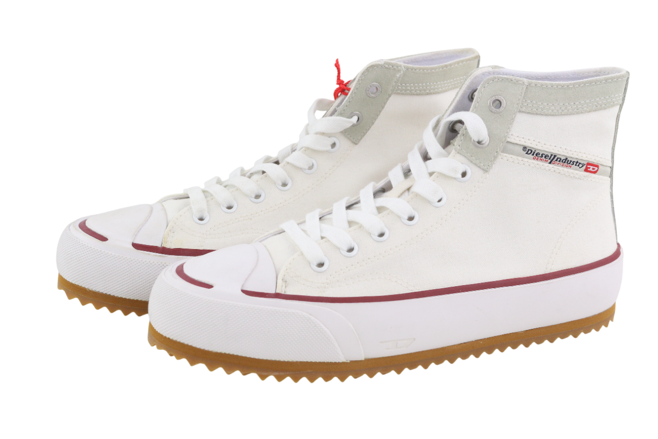 DIESEL S-Principia Mid vyriški sportbačiai, EU41, aukštakulniai su raišteliais, RRP 185 €