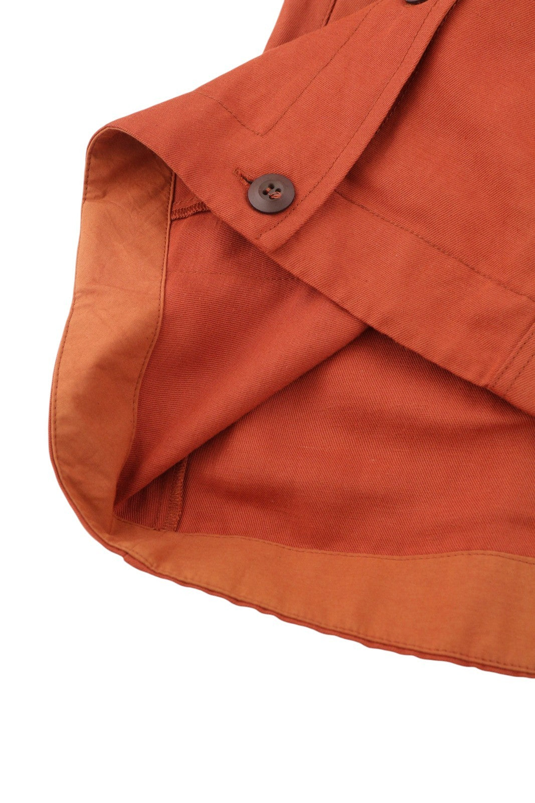 DIESEL D-Amabel moteriška suknelė S oranžinė lino mišinio sagomis trumpomis rankovėmis RMK 365 € 