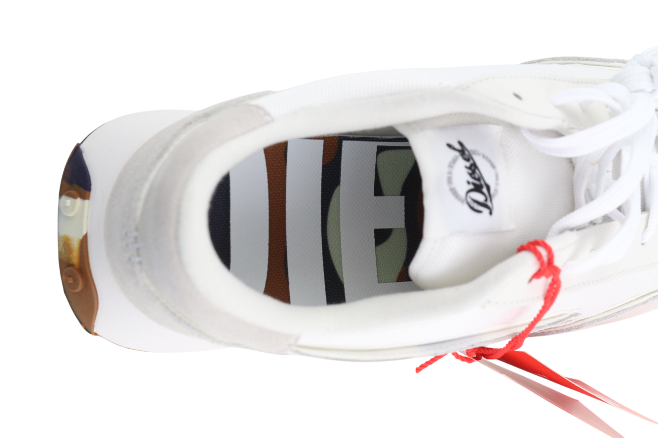 DIESEL S-Racer-Lc vyriški sportbačiai, EU43, balti, zomšiniai, odiniai, RRP 195 € 