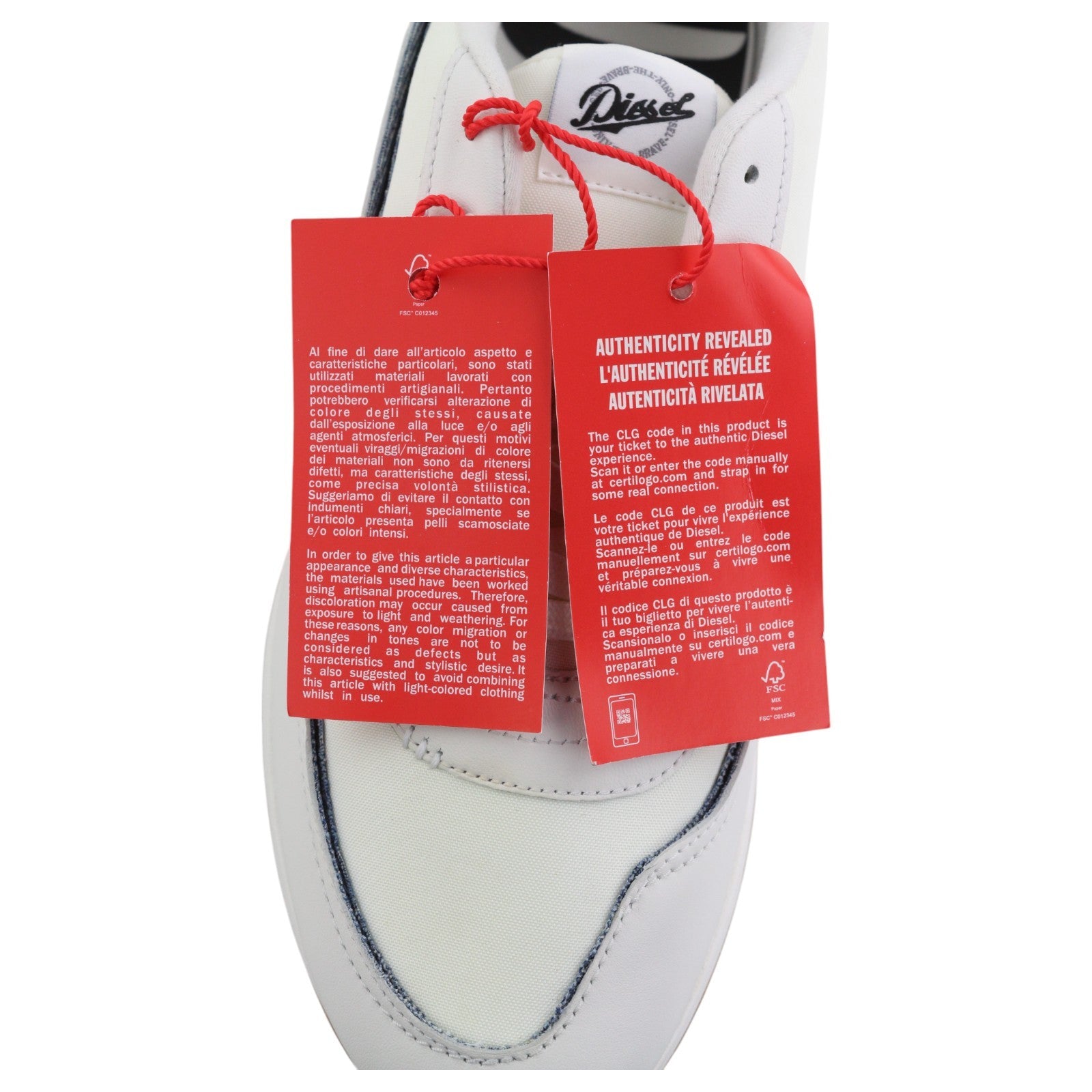 DIESEL S-Racer LC vyriški sportbačiai, balti, zomšiniai, žemakulniai, EU43, kaina – 195 € 