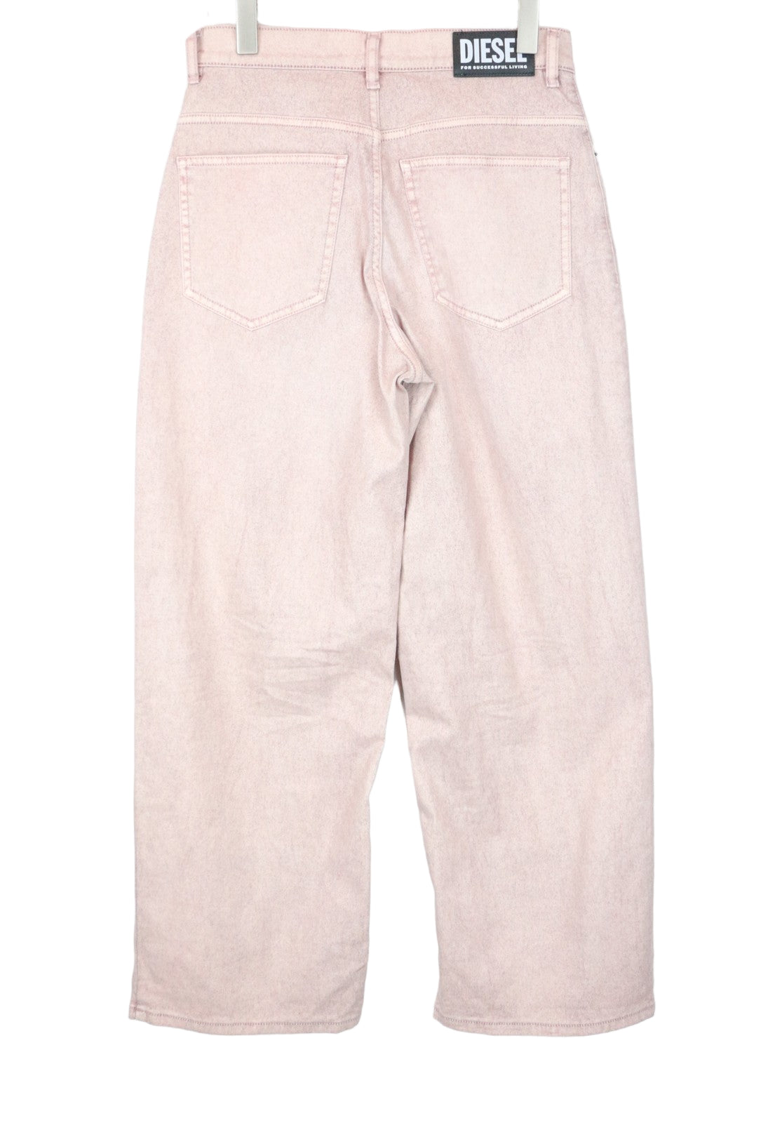 DIESEL Widee 0091T moteriški W27 L30 platėjantys rožiniai džinsai su tampriu kirpimu, tiesūs 