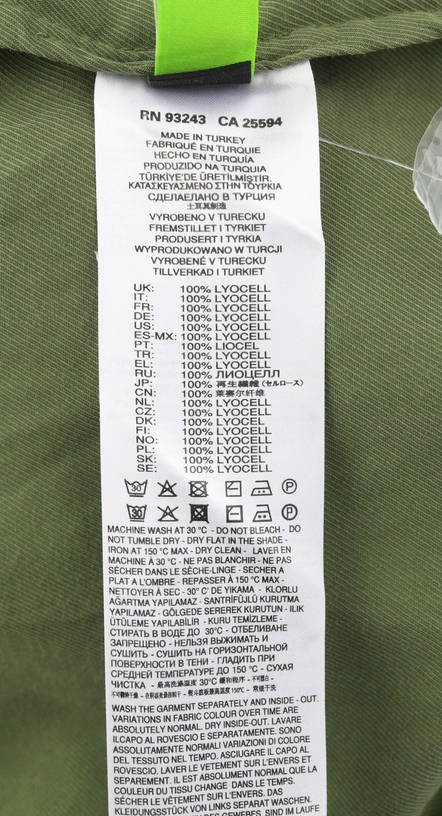 DIESEL D-Giuditta moteriška suknelė S dydžio, žalia, be rankovių, sarafaniška suknelė su detale (RRP295)