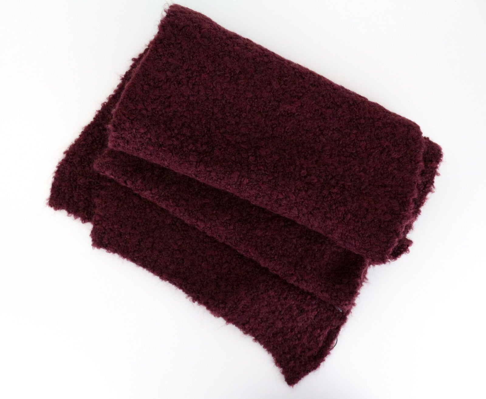 REPLAY moteriškas OS šalikas burgundiško vyno spalvos vilnos mišinio megztas rudens/žiemos unisex 