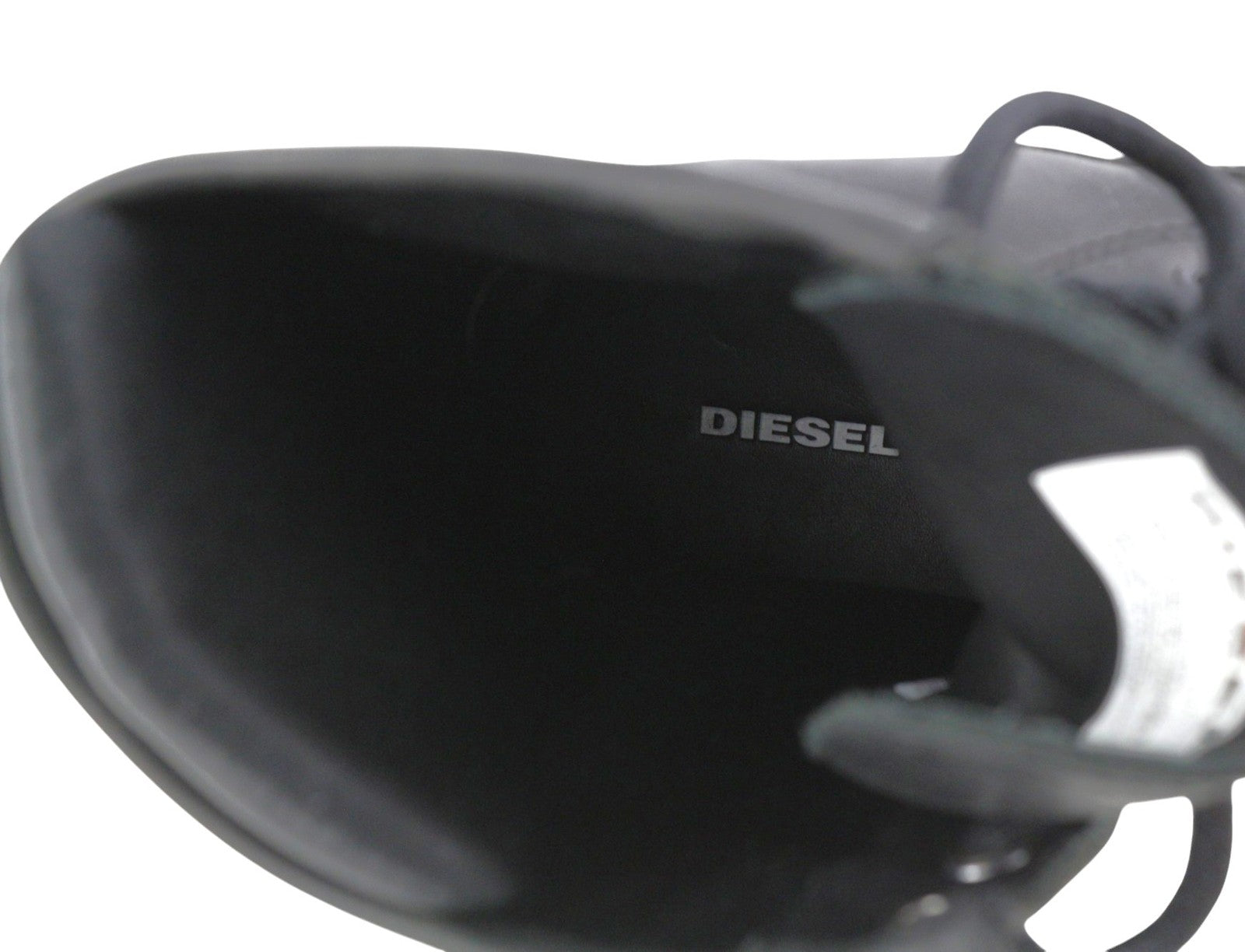 DIESEL D-Alabhama CB vyriški aulinukai, juodi, odiniai, vidutinio ūgio, su raišteliais, EU44, RRP 295 € 