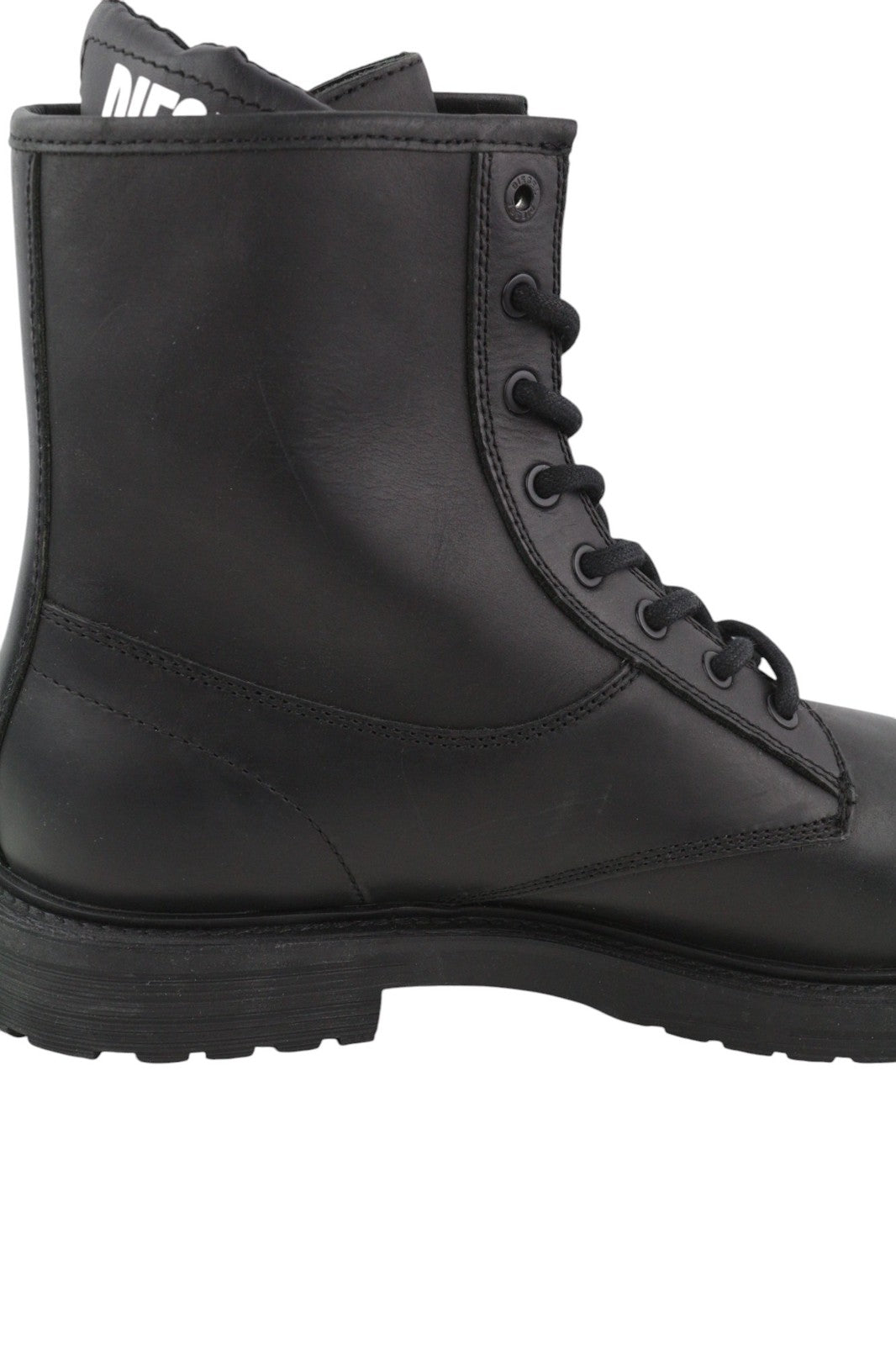 DIESEL D-Alabhama CB vyriški aulinukai, juodi, odiniai, vidutinio ūgio, su raišteliais, EU44, RRP 295 € 