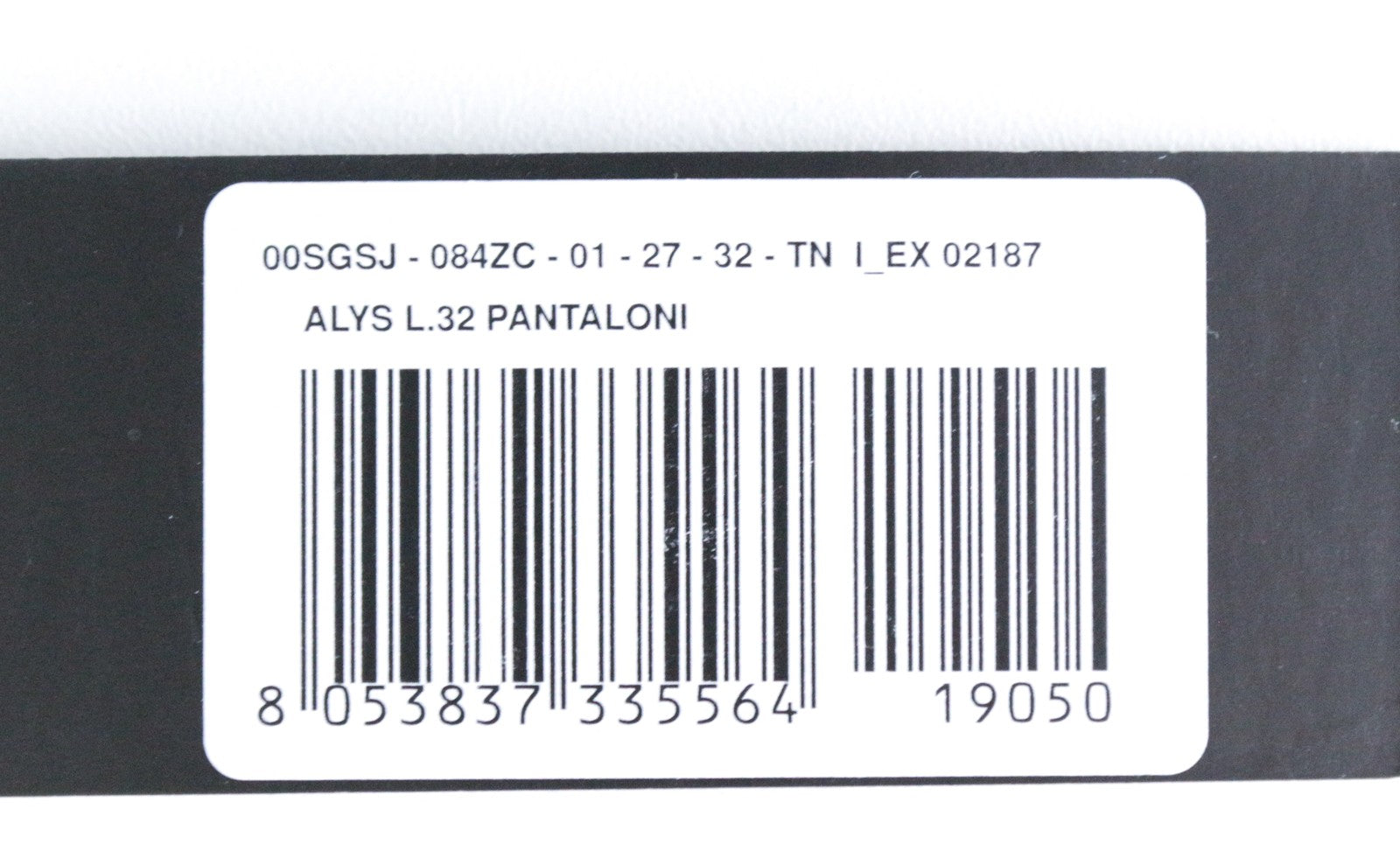 DIESEL Alys 084ZC moteriški W27 L32 mėlyni tiesaus kirpimo džinsai iš medvilnės