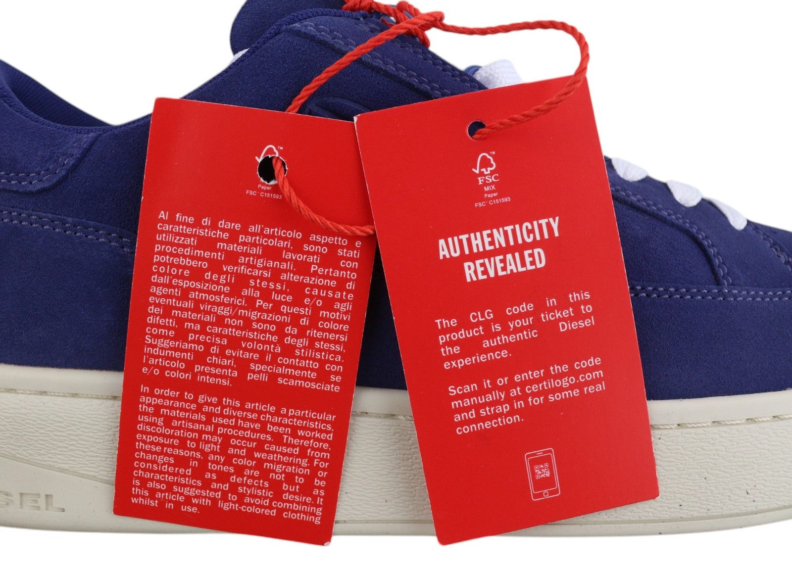 DIESEL S-Sinna žemakulniai vyriški sportbačiai, 45 dydžio, mėlyni, karvės odos, žemakulniai, rekomenduojama kaina – 160 € 