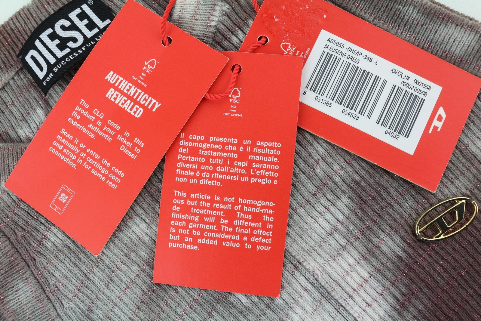 DIESEL M-Eugenie moteriška suknelė L, skalbtos bordo spalvos, blizganti, briaunuota, trumpa. RRP 225 €. 