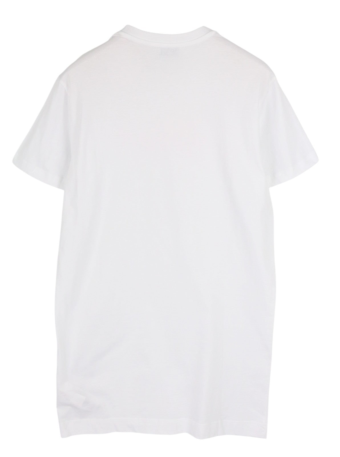 DIESEL D-Egor-New-Ita moteriška suknelė L balta trumpomis rankovėmis trikotažo laisvalaikio logotipas 