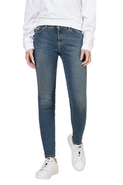 DIESEL Slandy 083AL moteriški džinsai W26/L32 itin aptempti medvilniniai tamprūs džinsai mėlyni 