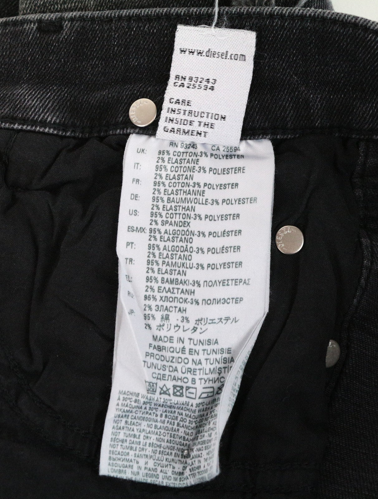 DIESEL D-Ebbey-F 081AH moteriški džinsai W26/L32, pilki, žemo juosmens, laisvo kirpimo, medvilniniai, tamprūs džinsai. 