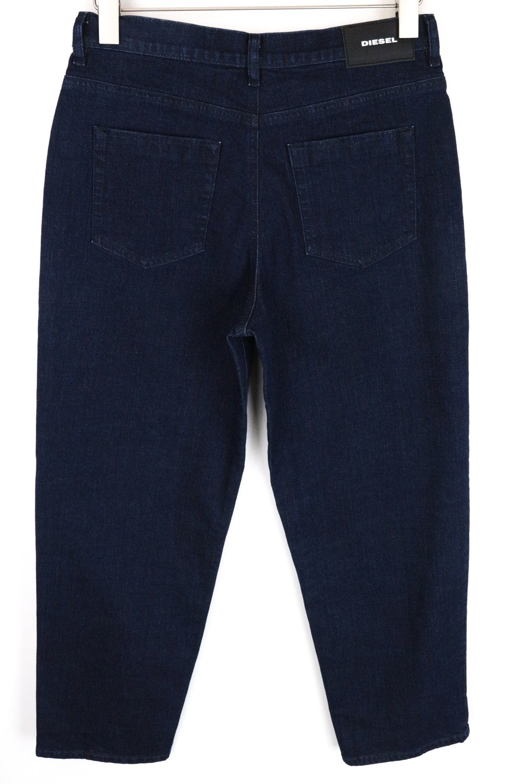 DIESEL Niclah 084CG moteriški džinsai W29/L32 tiesūs mėlyni medvilniniai tamprūs aukštu juosmeniu 