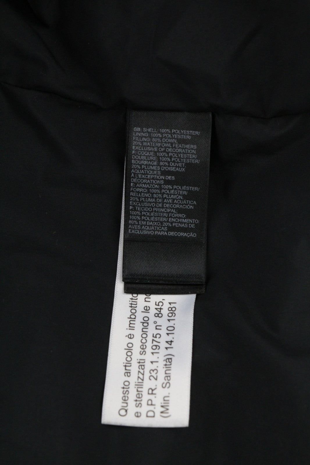 THE NORTH FACE NF0A4R3K moteriška striukė S juoda pūkinė paminkštinta ilga pūkinė striukė 