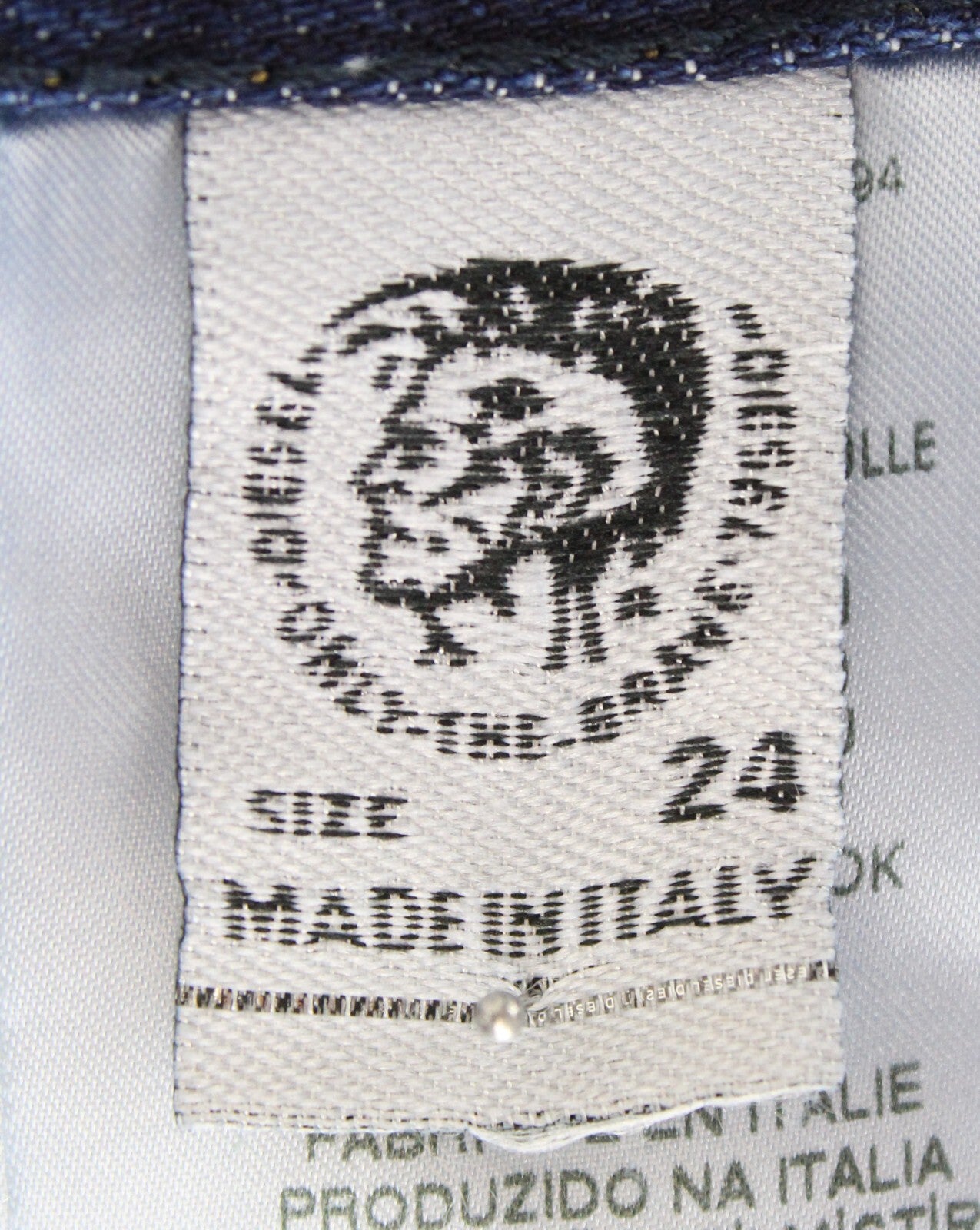 DIESEL Aryel 080AH moteriški džinsai W24/L30 Distress Straight Blue mergaitiškiems, netempiami 