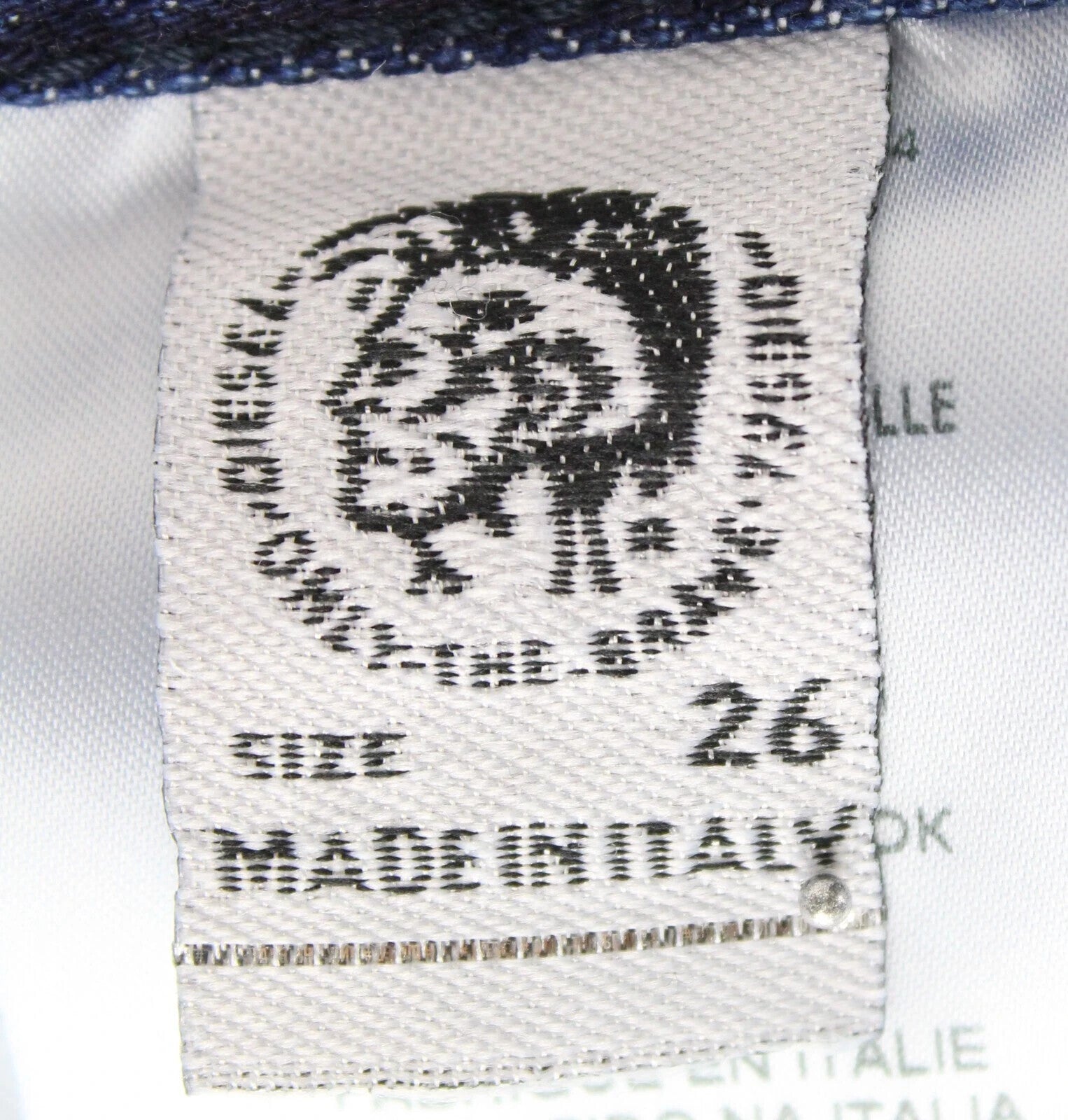 DIESEL Aryel 080AH moteriški džinsai W26/L30 tiesūs, dirbtinai subraižyti, mėlyni, netamprūs 