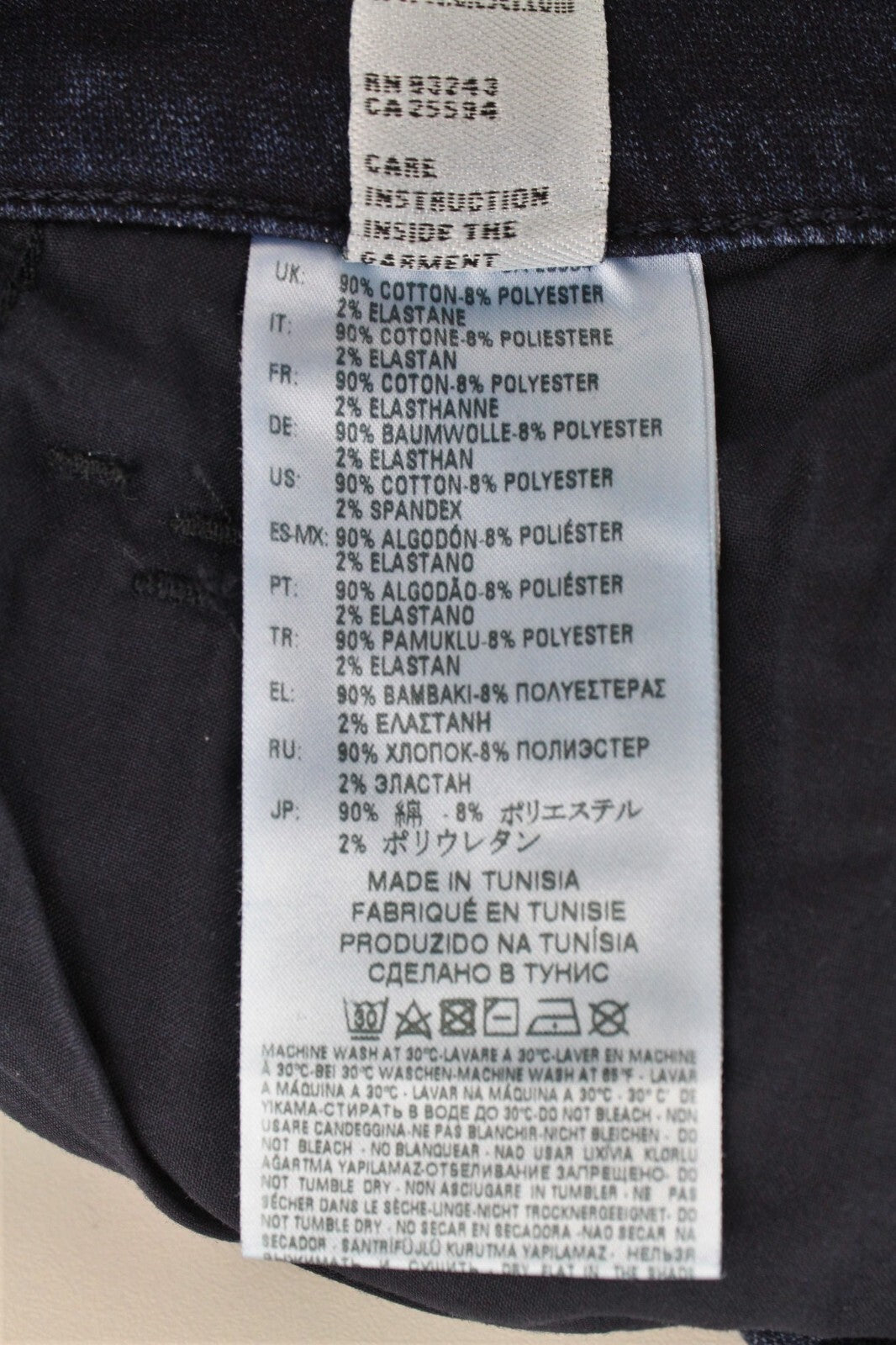 DIESEL Fayza-NE 069CC moteriški džinsai W25 Jogg Sweat Distress Boyfriend tamprūs mėlyni 