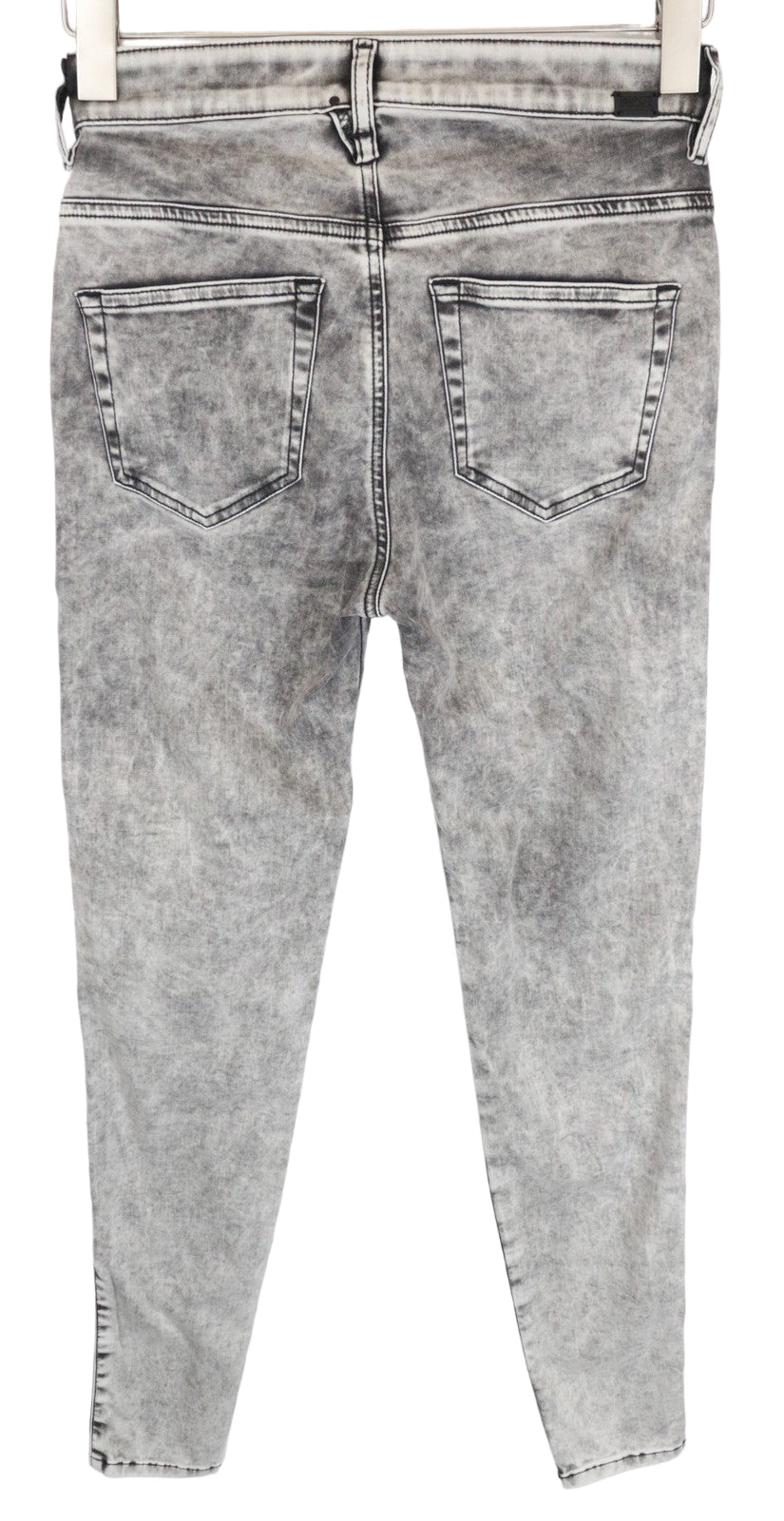 DIESEL Slandy-High 069GQ moteriški džinsai W25/L34 itin aptempti pilki tamprūs medvilniniai džinsai 