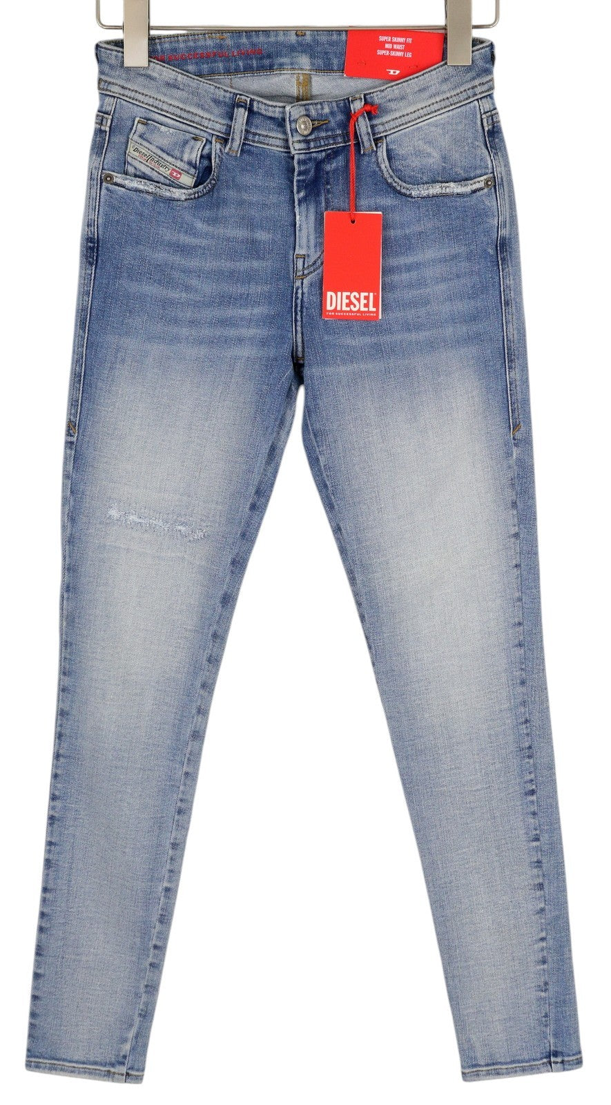 DIESEL 2017 Slandy 09B08 moteriški džinsai W30/L32 itin aptempti vidutinio juosmens, rekomenduojama kaina – 250 € 